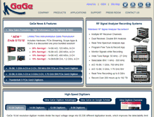 Tablet Screenshot of gage-applied.com